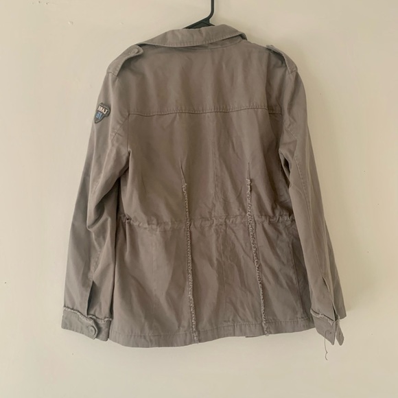 Vintage Women khakhi utility Jacket with adjustable string - Picture 10 of 10